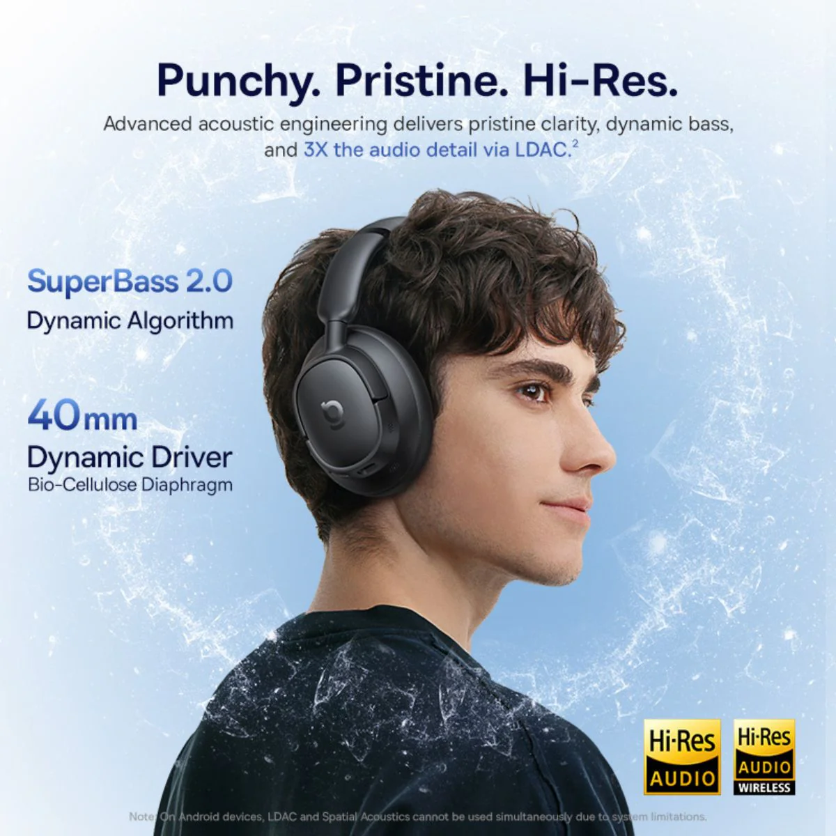 Baseus Bass BH1 NC Wireless Noise Cancelling Headphones - Image 4