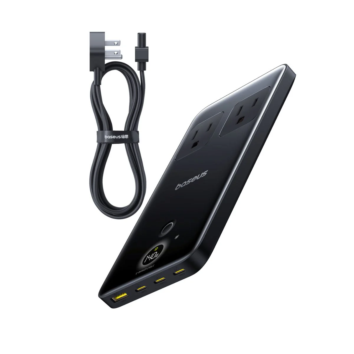 Baseus Blade Power Strip 2AC+1U+3C 140W - Image 3
