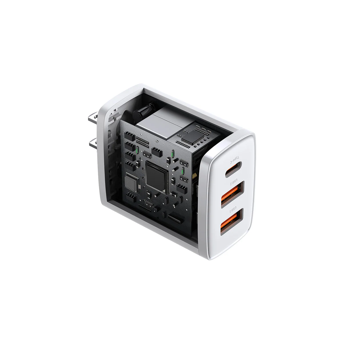 Baseus Compact 3 ports Fast Charger 30W - Image 16