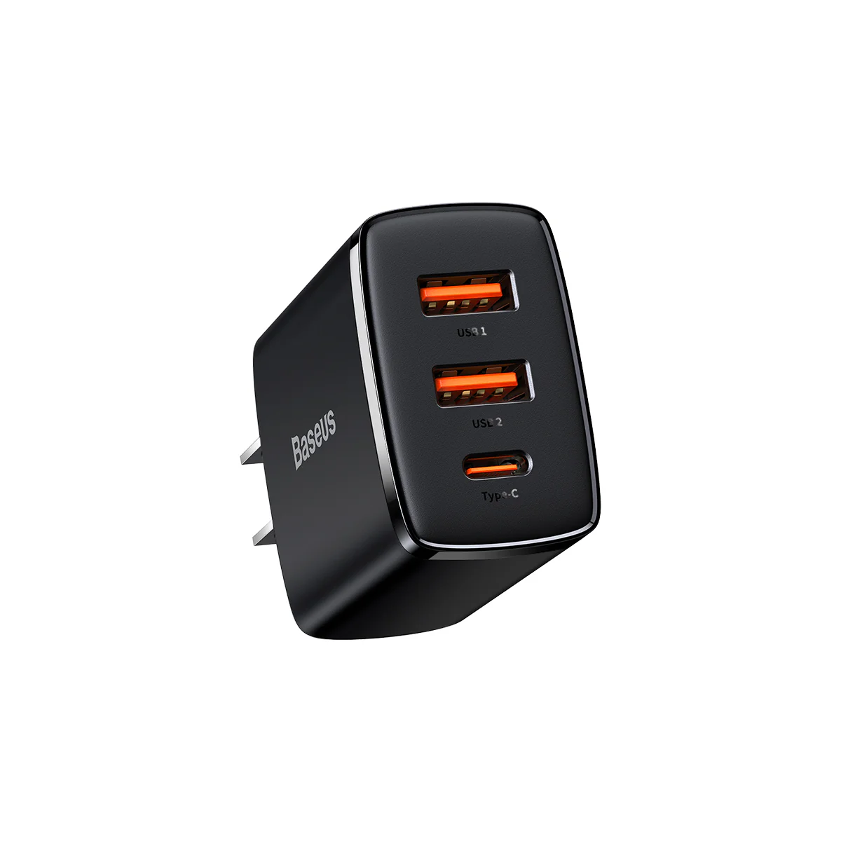 Baseus Compact 3 ports Fast Charger 30W - Image 4