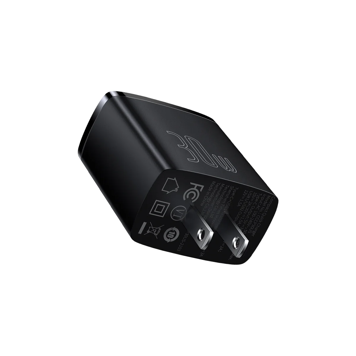 Baseus Compact 3 ports Fast Charger 30W - Image 5