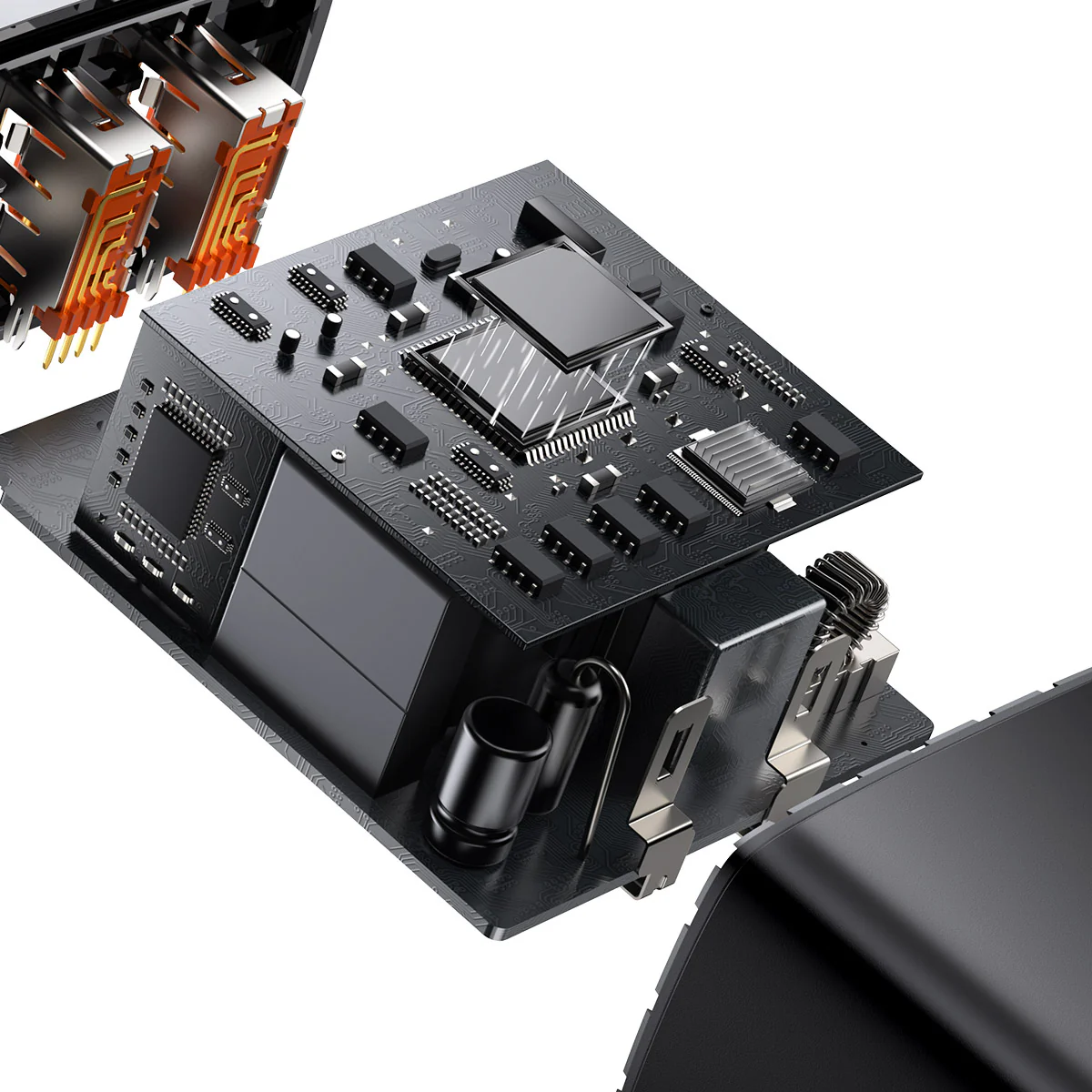 Baseus Compact 3 ports Fast Charger 30W - Image 8