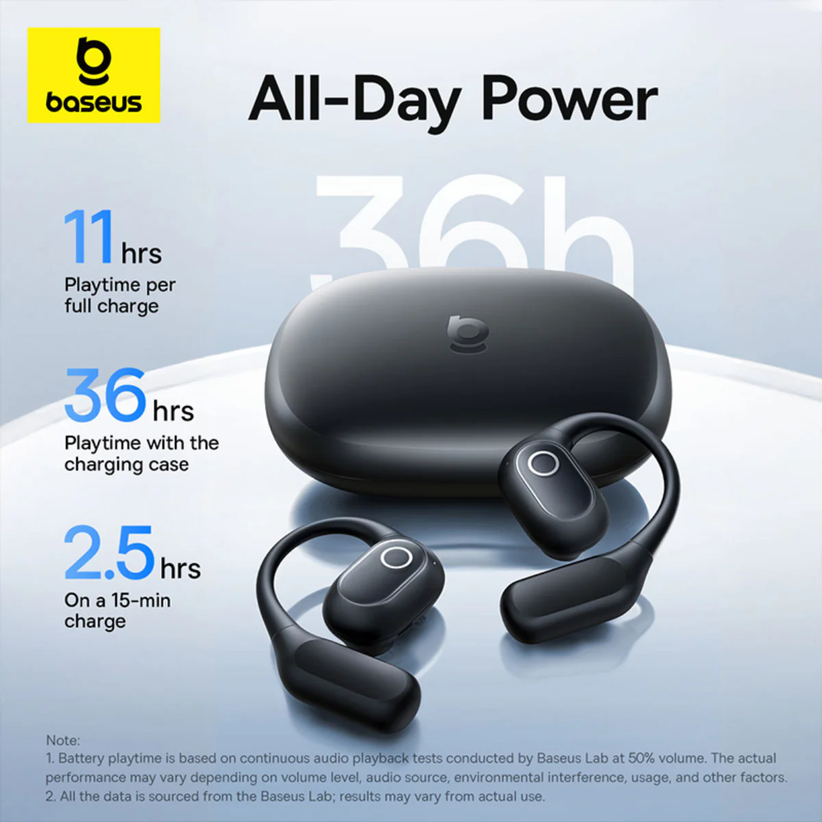 Baseus Eli 2i Fit Open-Ear True Wireless Earbuds - Image 5