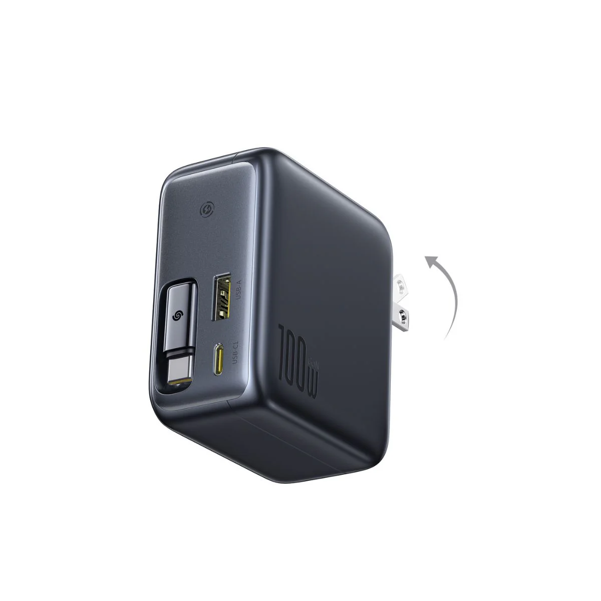 Baseus EnerCore CJ11 Fast Charger with Retractable Cable 2C+U 100W - Image 3