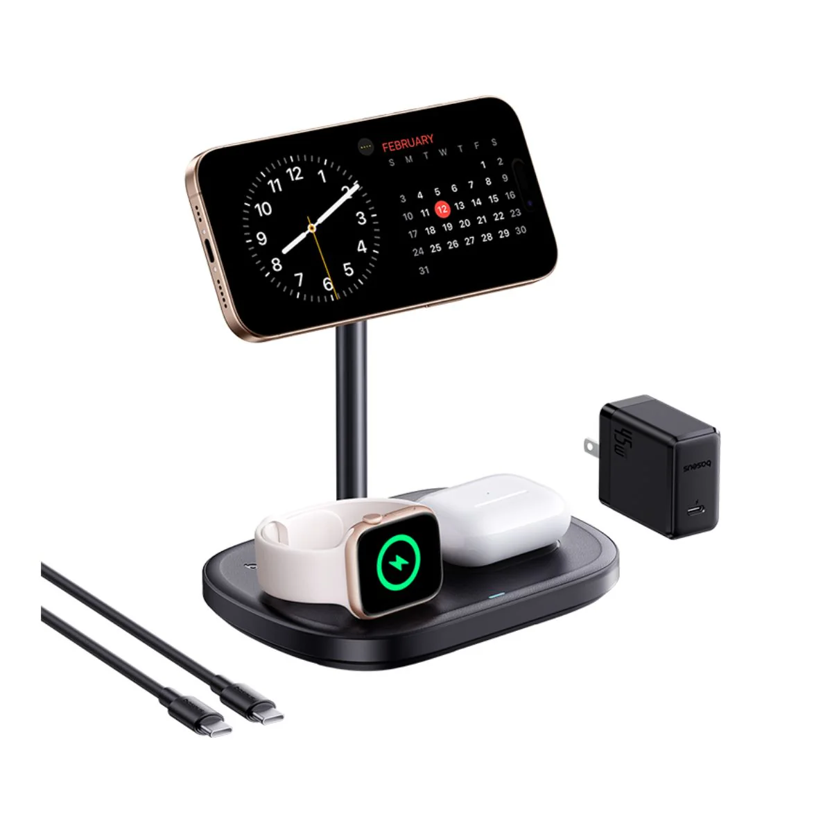 Baseus EnerFill FS41 3-in-1 Wireless Charging Stand - Image 3