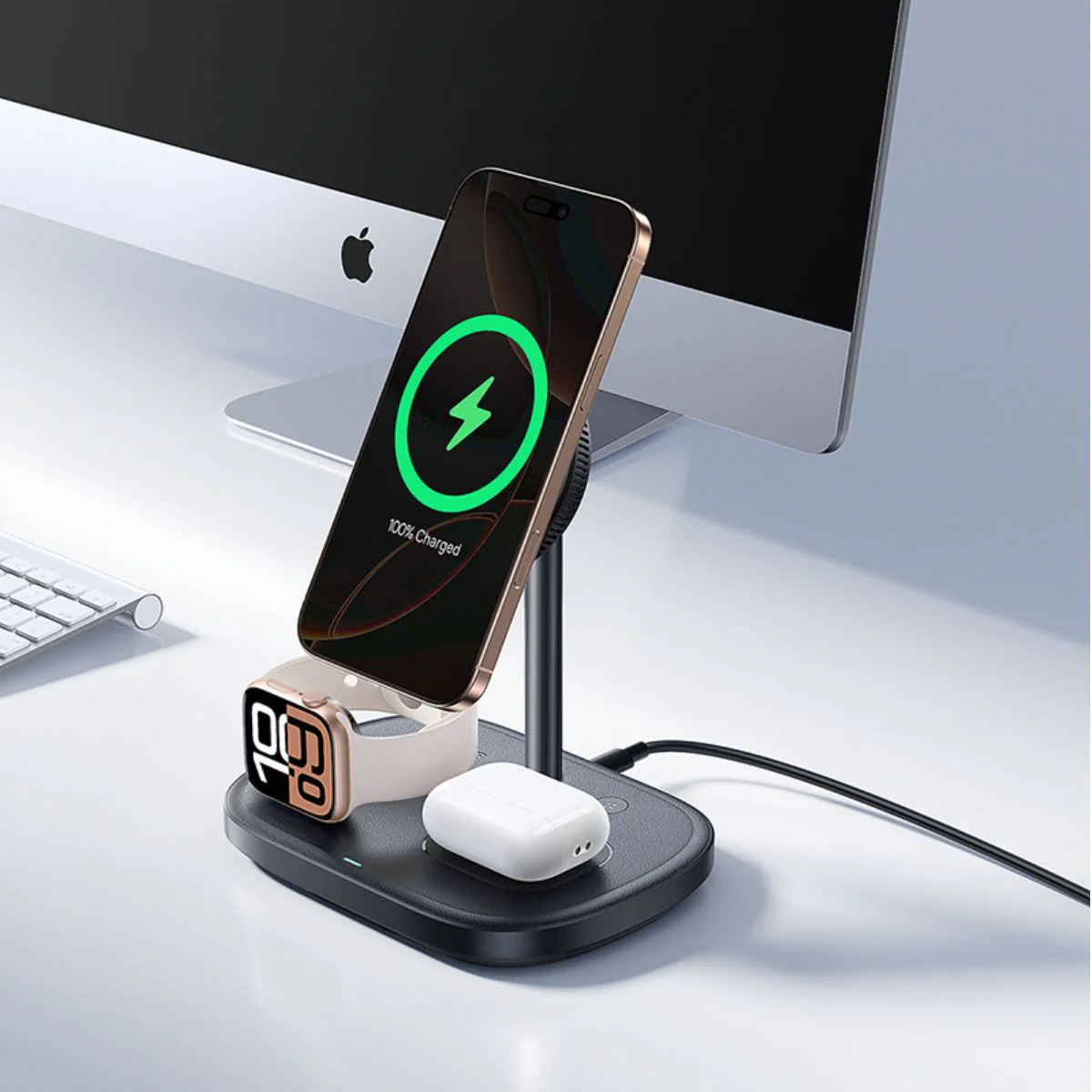 Baseus EnerFill FS41 3-in-1 Wireless Charging Stand - Image 4