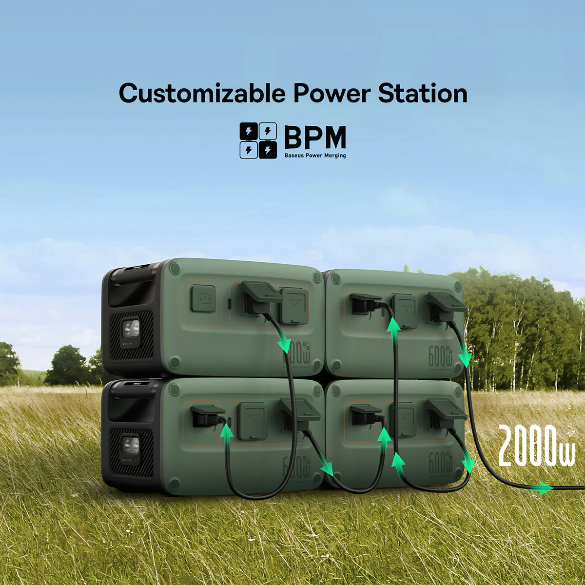 Baseus Energy Stack Portable Power Station 600W 576Wh - Image 6