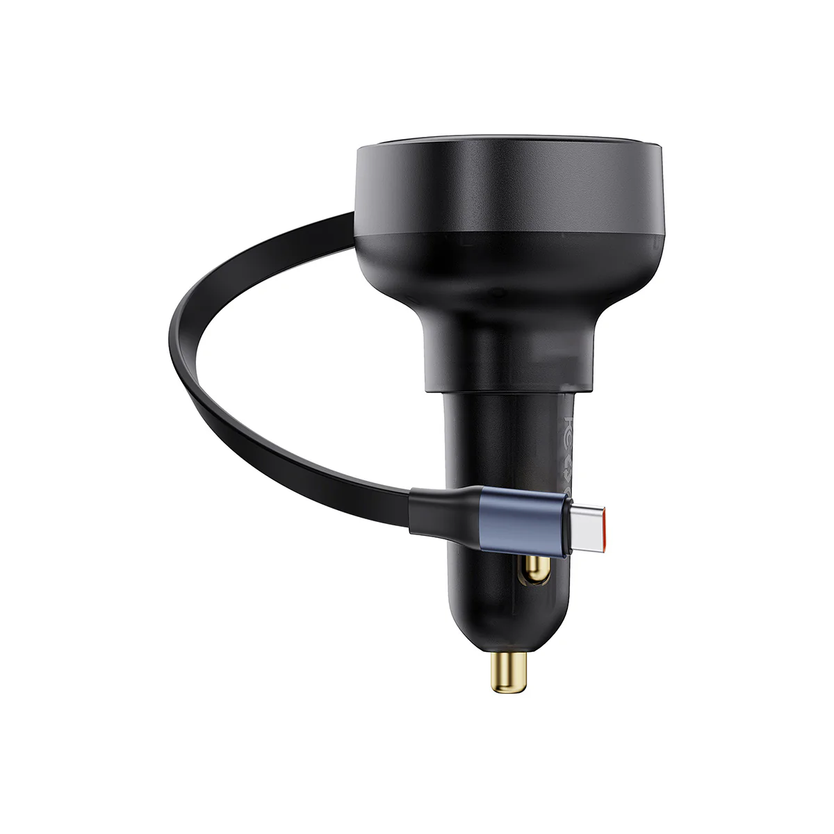 Baseus Enjoyment Pro Retractable USB-C Car Charger 60W - Image 4