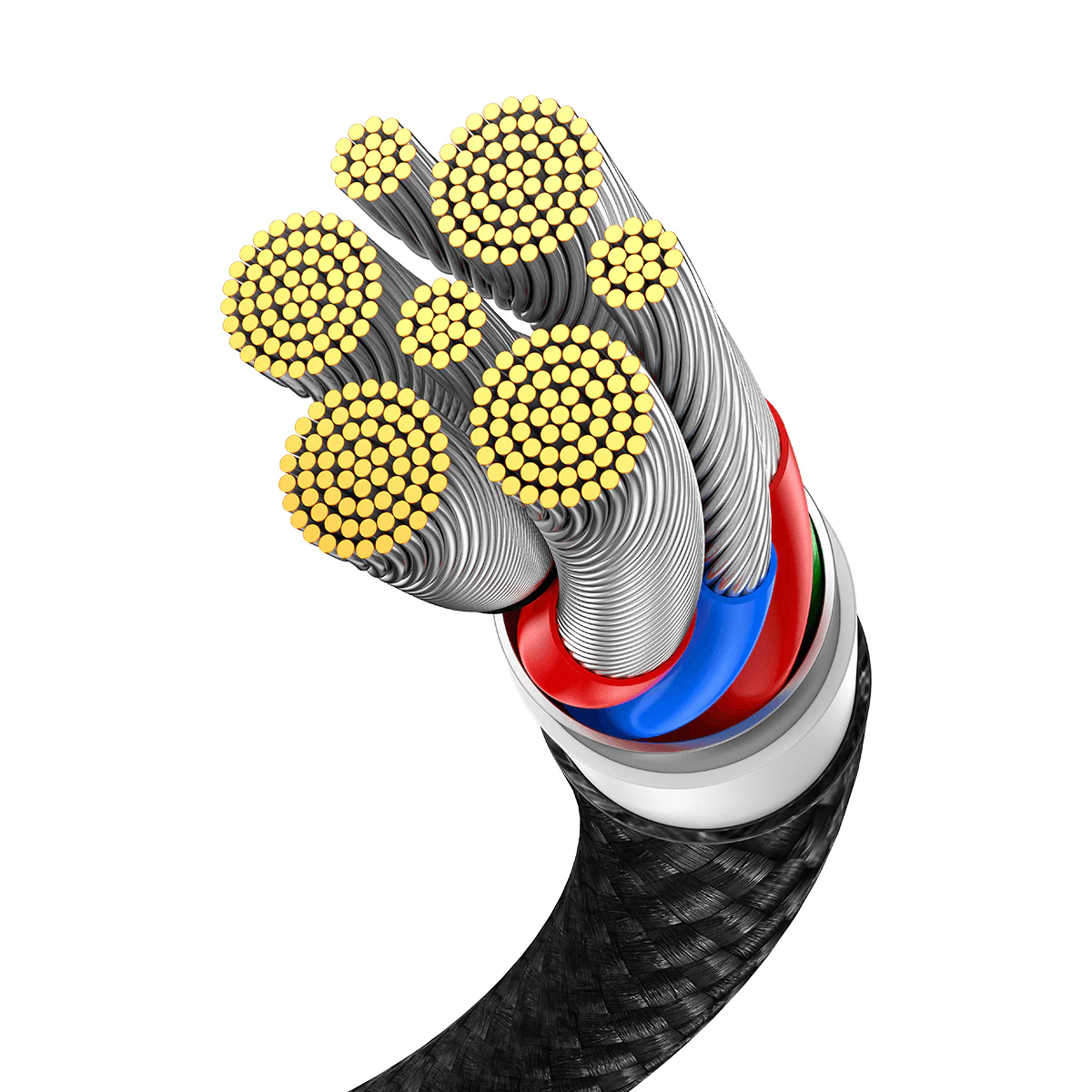 Baseus Flash 2 in 1 USB C Cable 100W 4.9ft - Image 6
