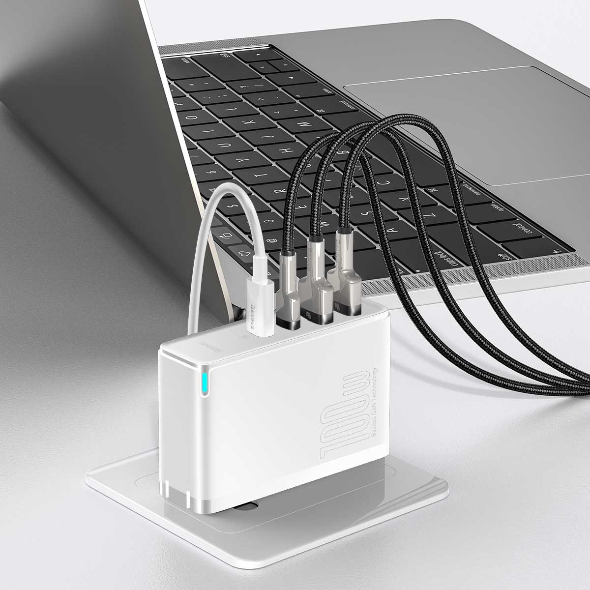 Baseus GaN2 4 Ports Fast Charger 100W - Image 12