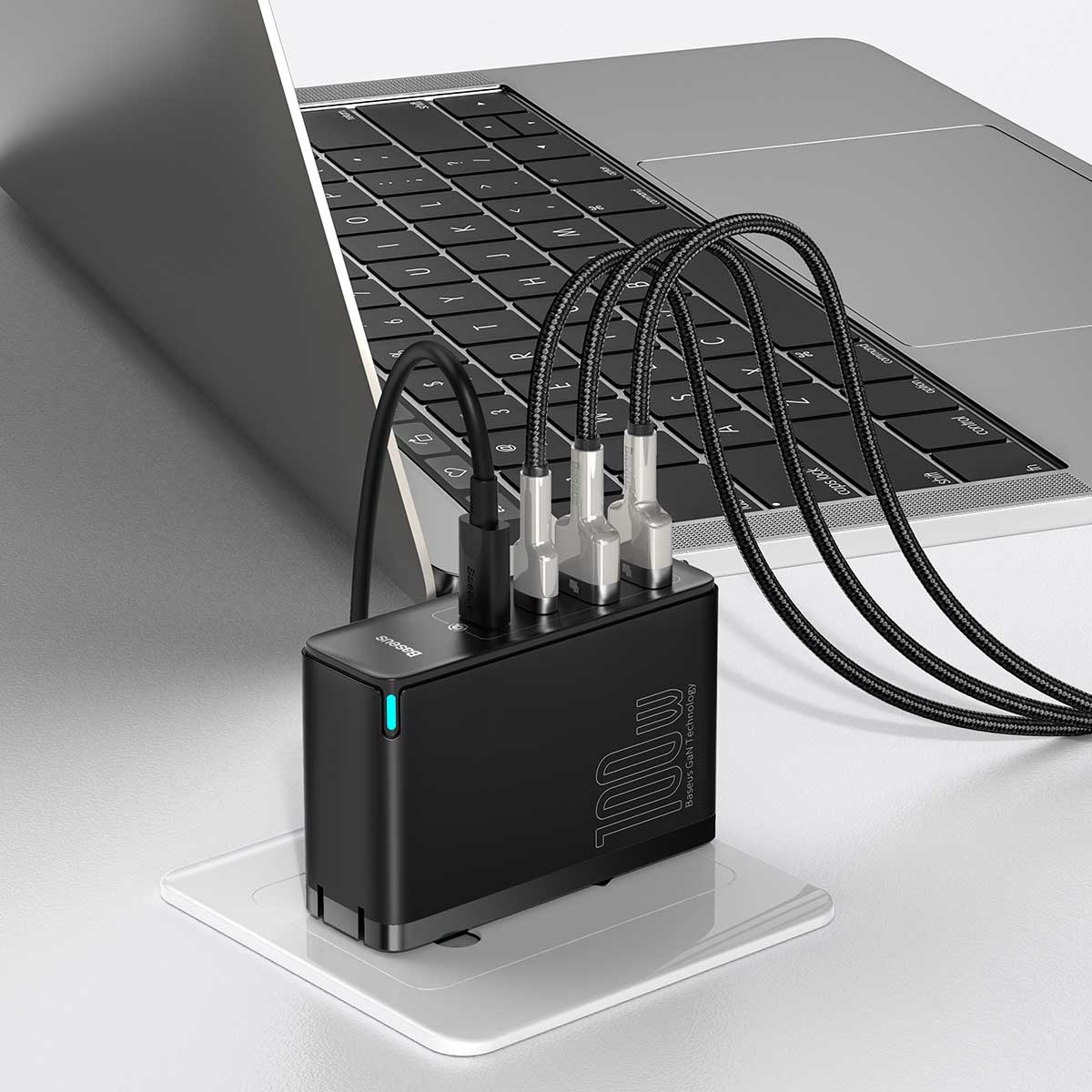 Baseus GaN2 4 Ports Fast Charger 100W - Image 6