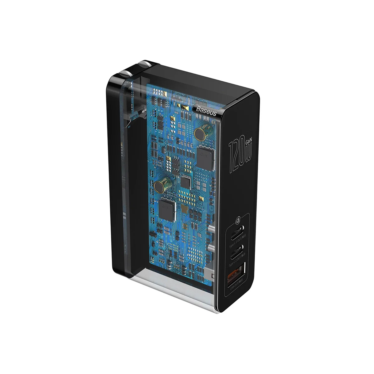 Baseus GaN2 Pro 3 Ports USB-C Fast Charger 120W - Image 14