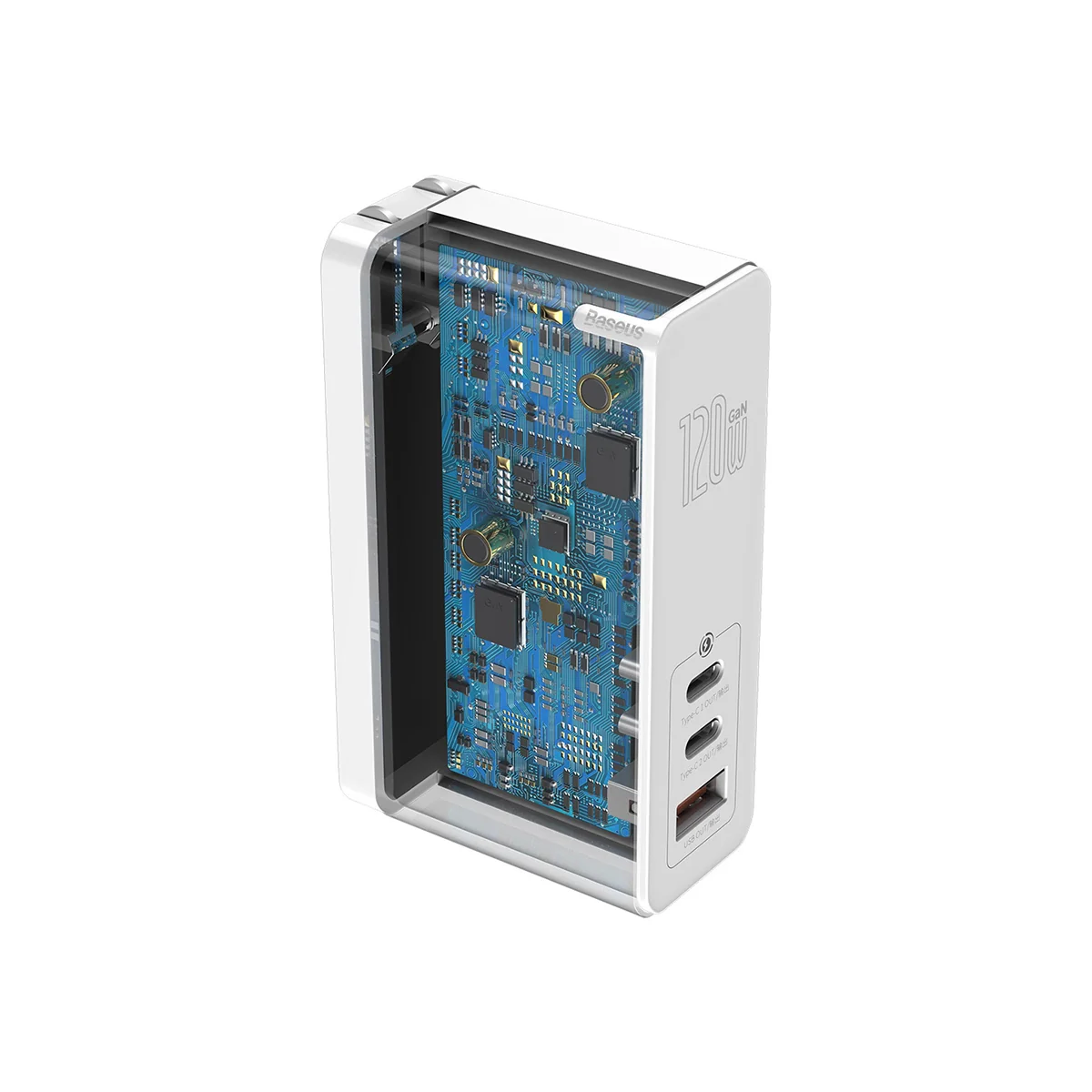 Baseus GaN2 Pro 3 Ports USB-C Fast Charger 120W - Image 5