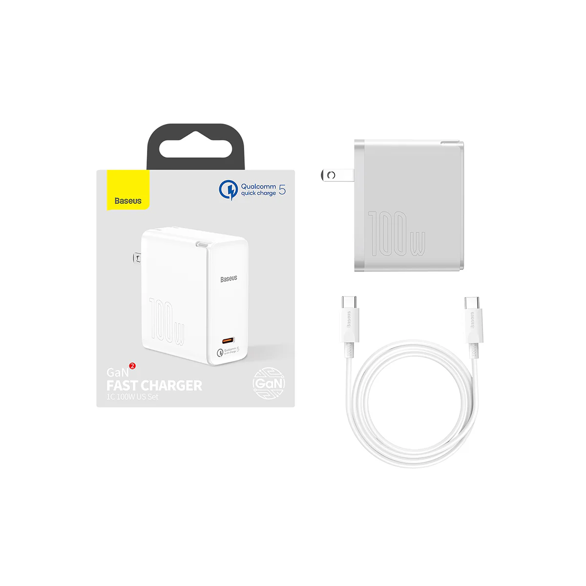 Baseus GaN2 USB-C Fast Charger 100W - Image 13