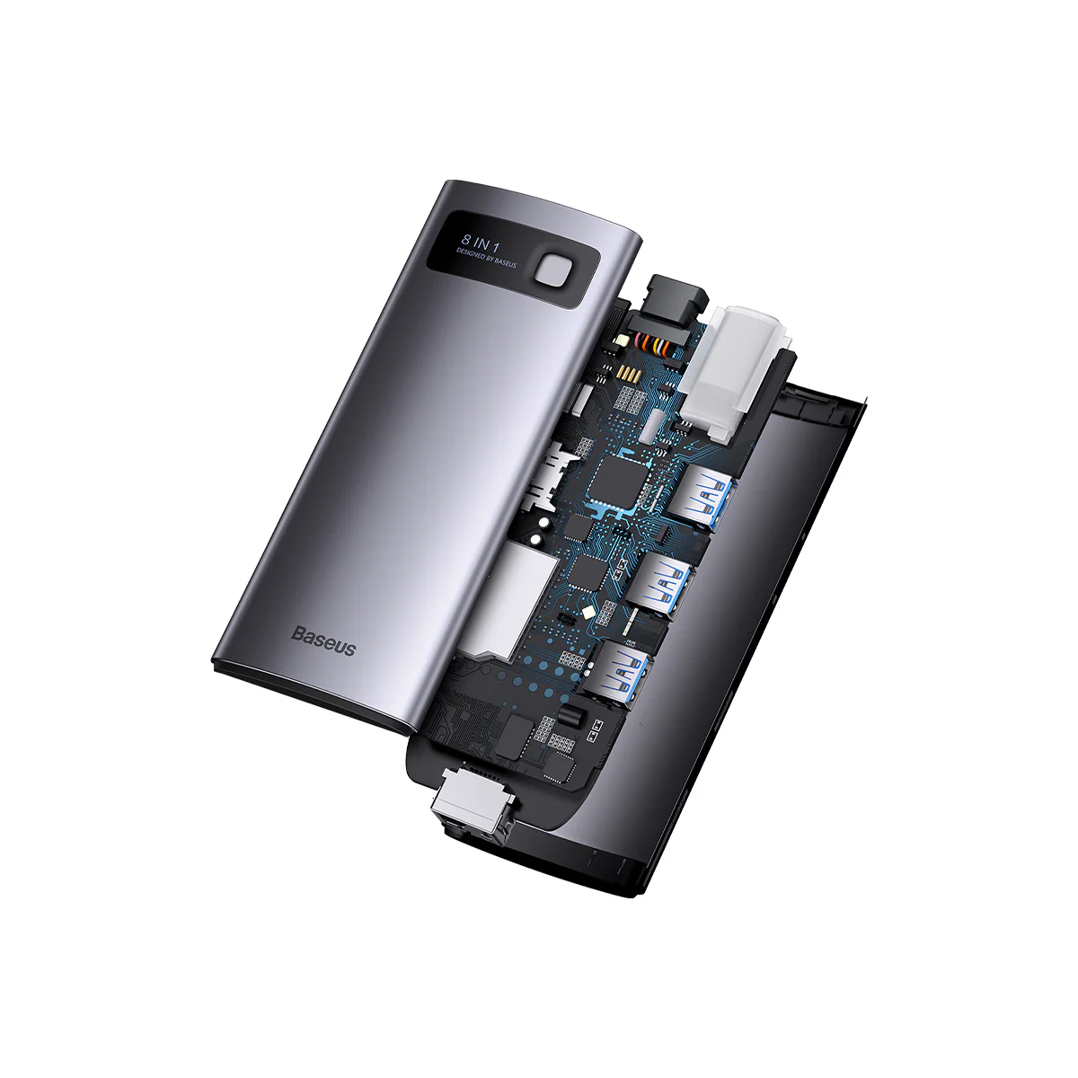Baseus Joystar 8 in 1 USB-C Hub - Image 6