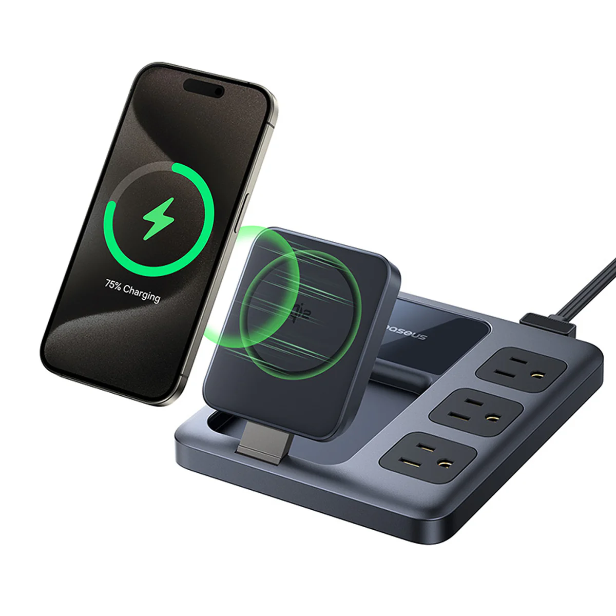 Baseus Nomos 8-in-1 Charging Station Qi2 67W - Image 4