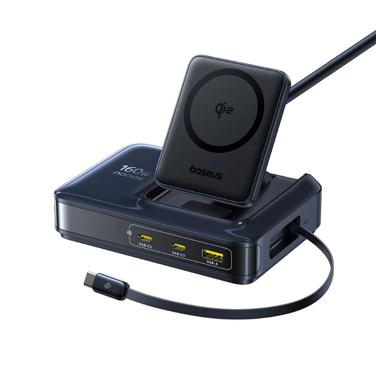 Baseus Nomos NH21 5-in-1 Desktop Charging Station 160W - Image 3