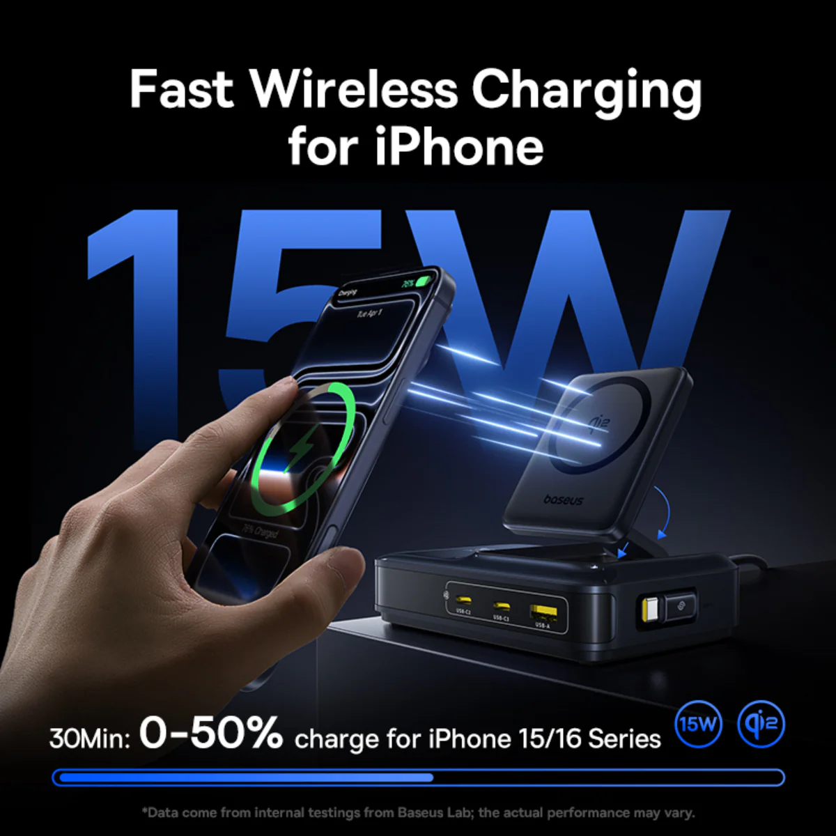 Baseus Nomos NH21 5-in-1 Desktop Charging Station 160W - Image 9