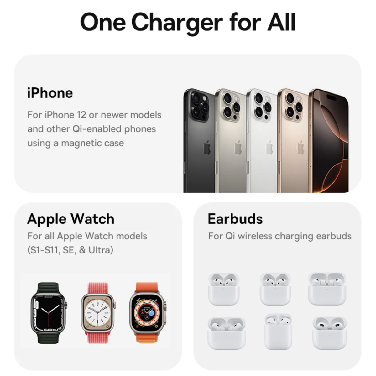 Baseus PicoGo AF21 3-in-1 Qi2.2 Wireless Charger - Image 10