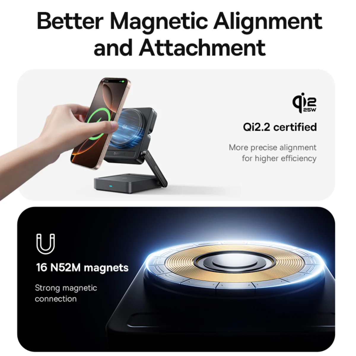 Baseus PicoGo AF21 3-in-1 Qi2.2 Wireless Charger - Image 5