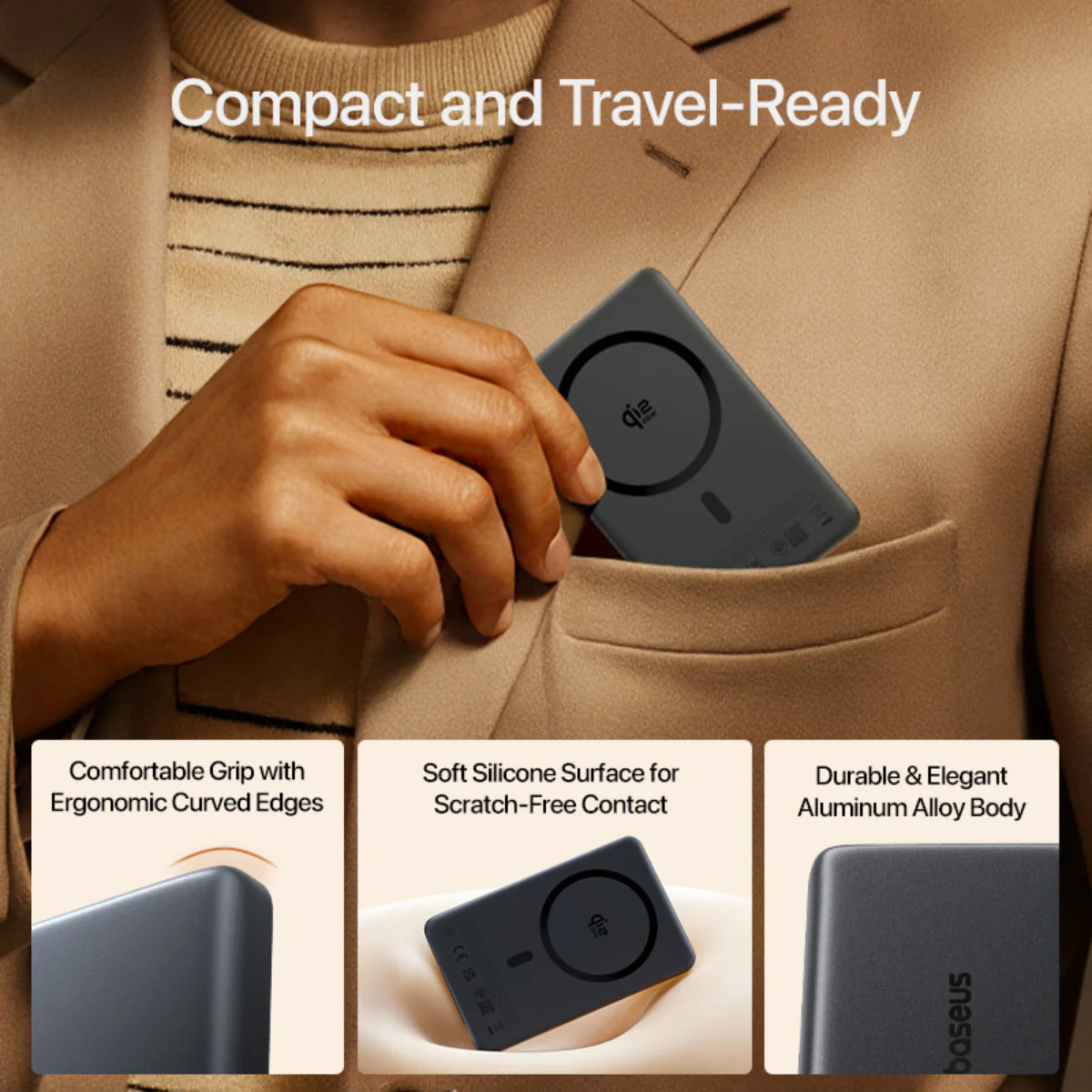 Baseus PicoGo AM52 Qi2.2 Magnetic Power Bank 10000mAh 25W - Image 10