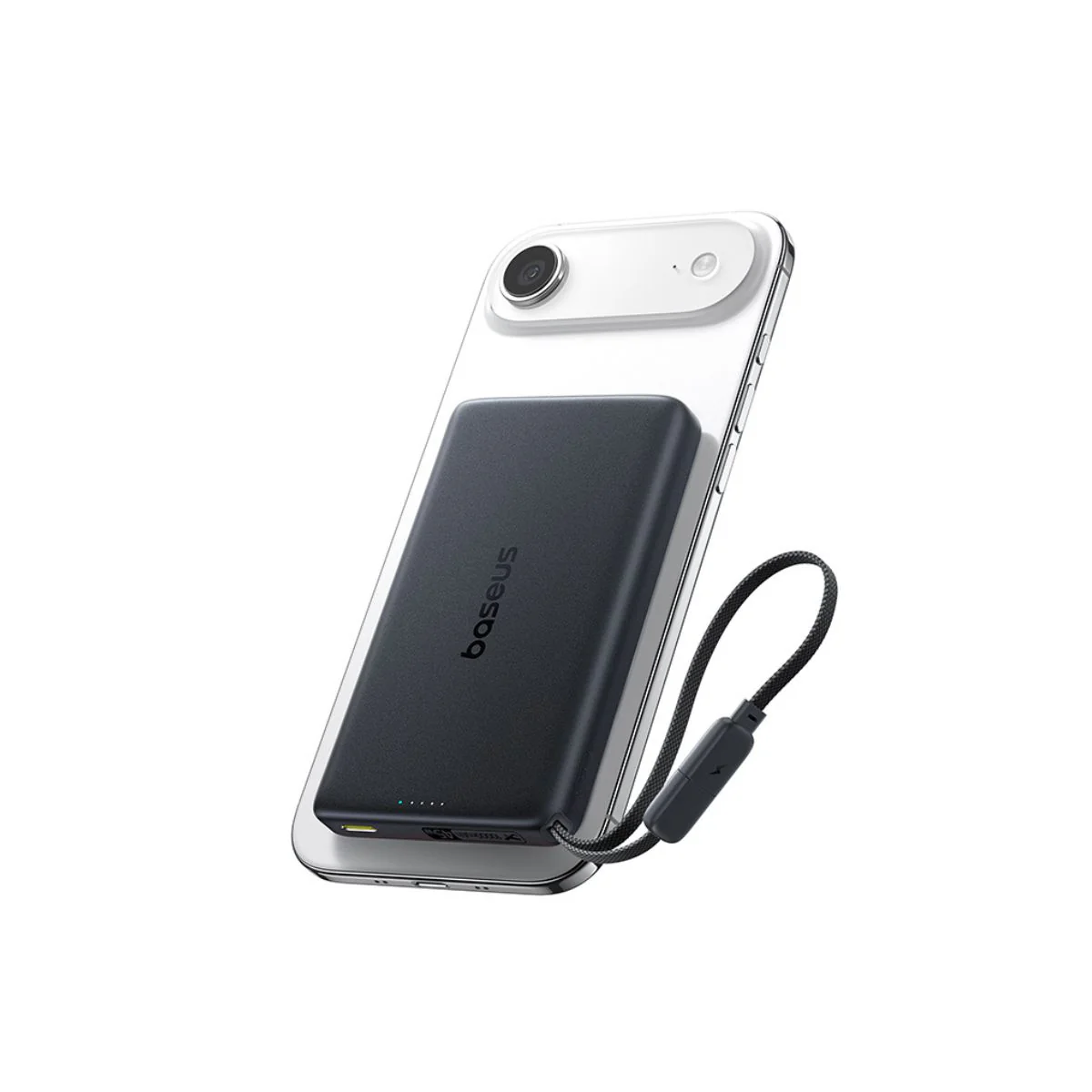 Baseus PicoGo AM52 Qi2.2 Magnetic Power Bank with Built-in Cable 10000mAh 45W - Image 4