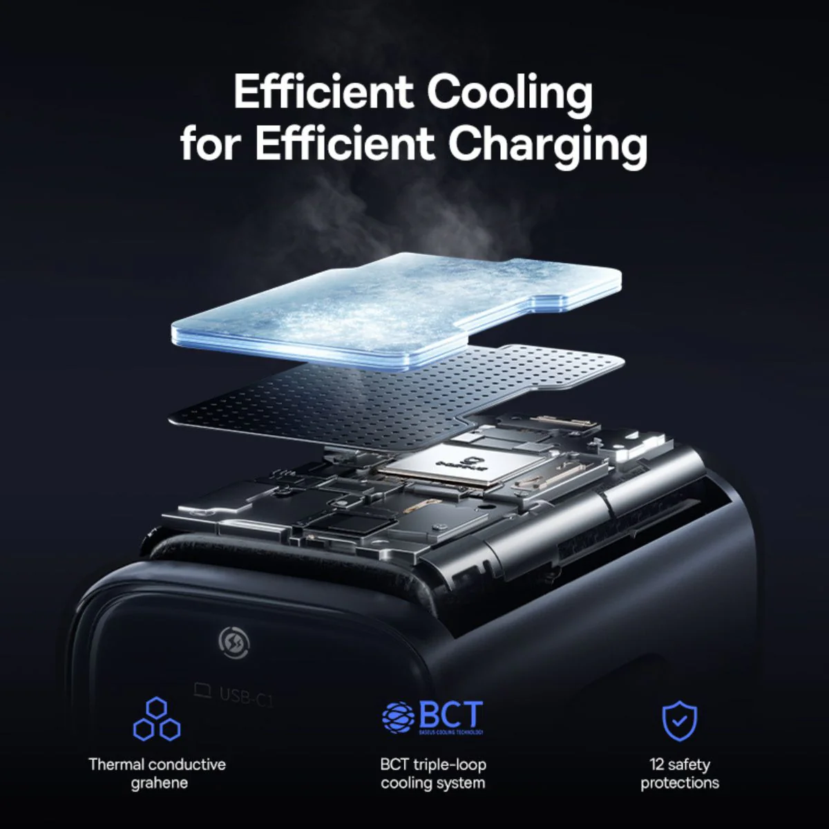 Baseus PicoGo AN13 Fast Charger 2C 45W - Image 5