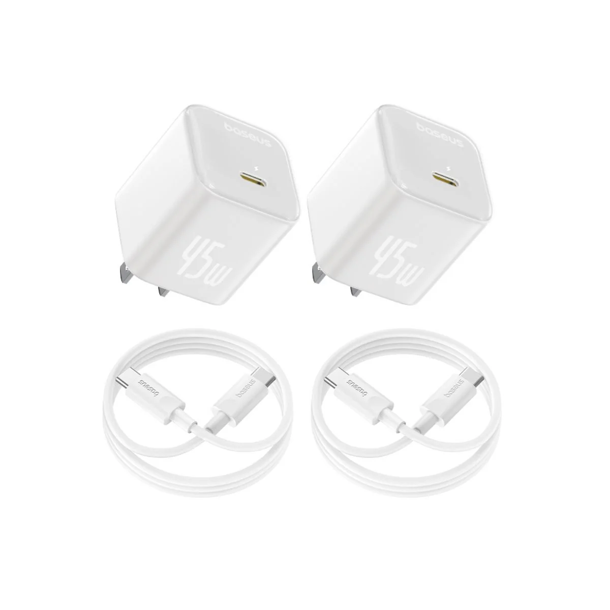 Baseus PicoGo GaN USB-C Charger 45W 2 Pack - Image 11