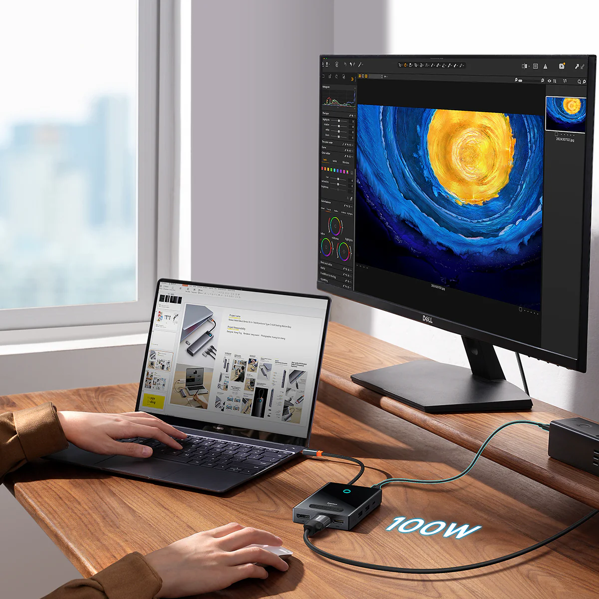 Baseus PioneerJoy 8 in 1 USB-C Hub - Image 8