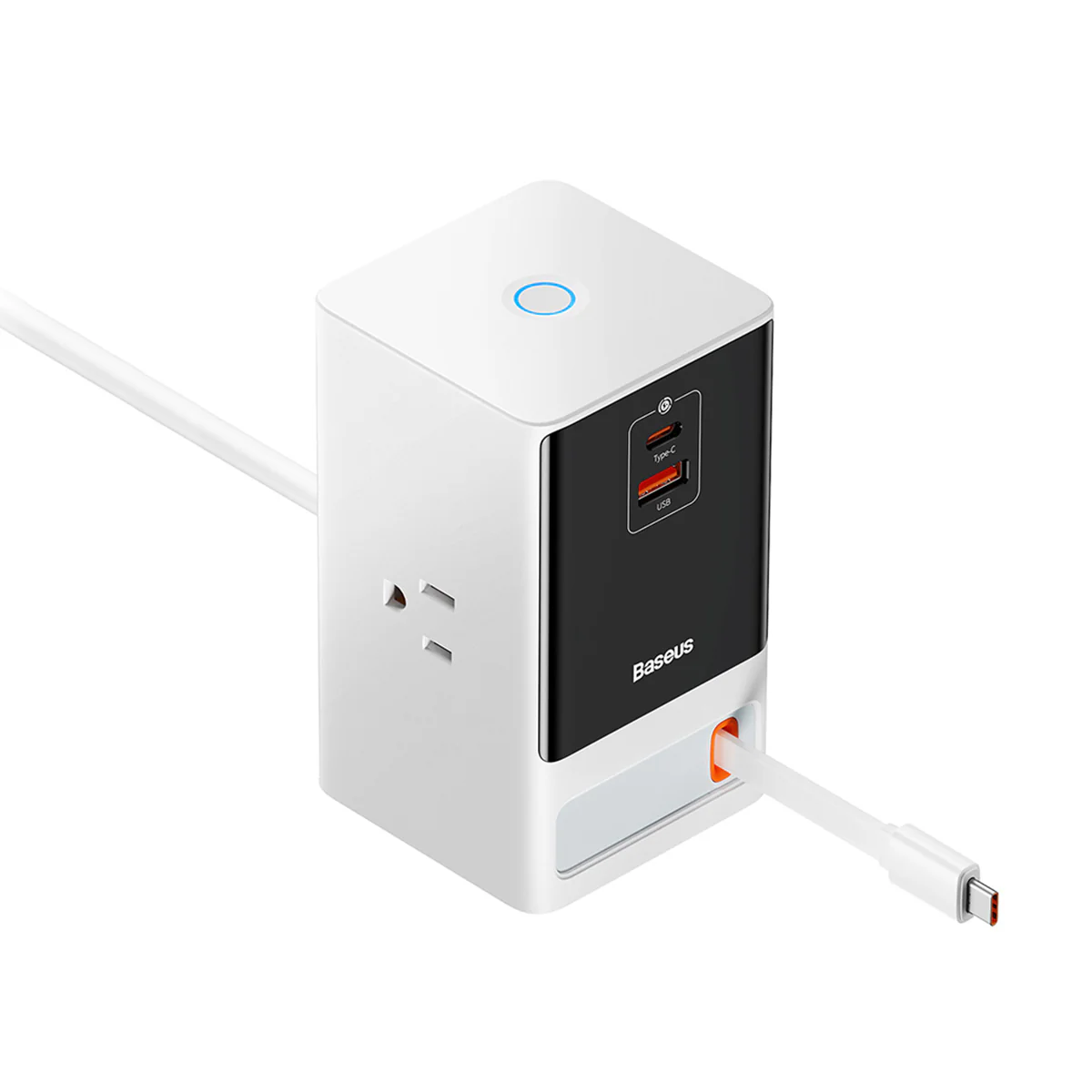 Baseus PowerCombo 6 in 1 Charging Station 65W White - Image 3
