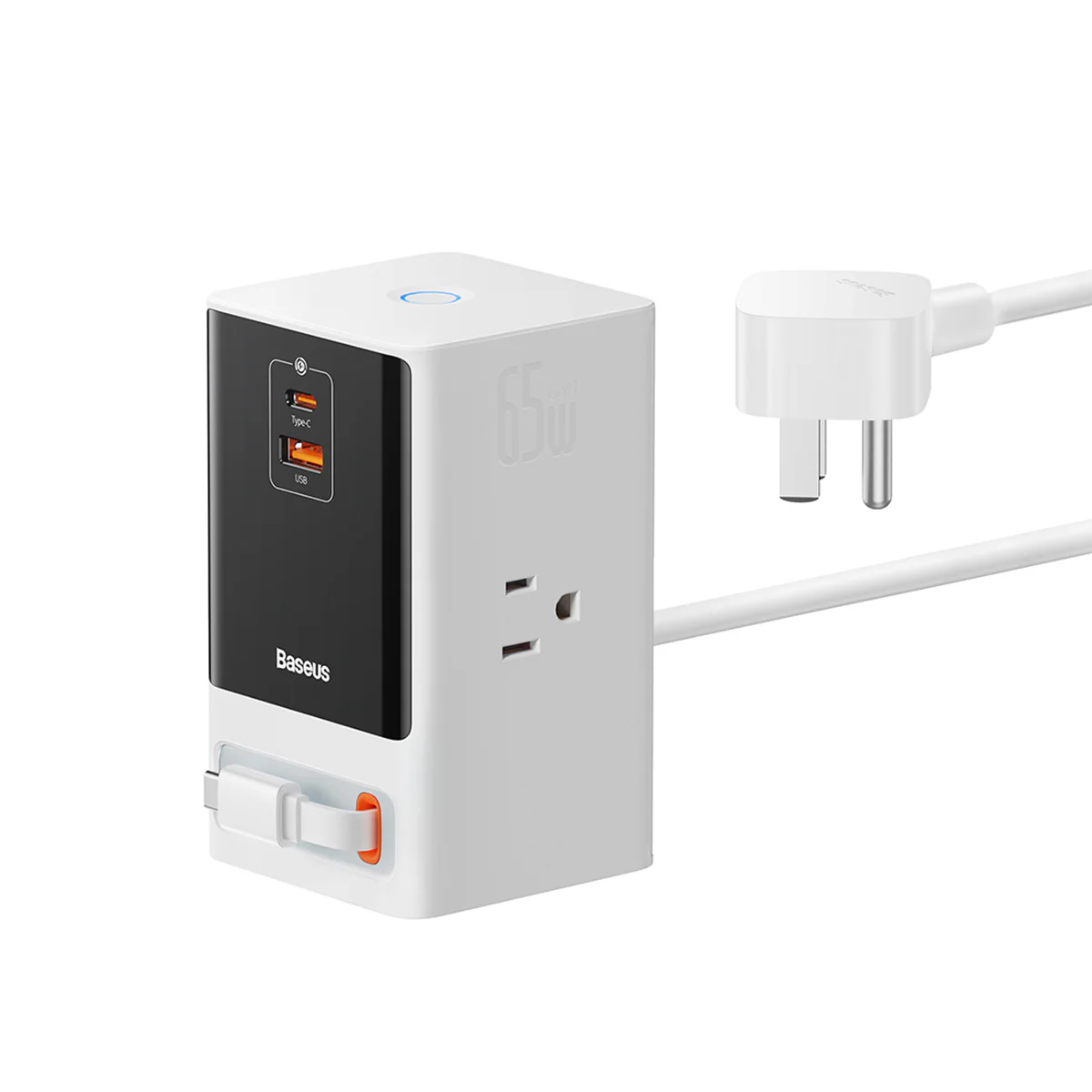 Baseus PowerCombo 6 in 1 Charging Station 65W White - Image 4