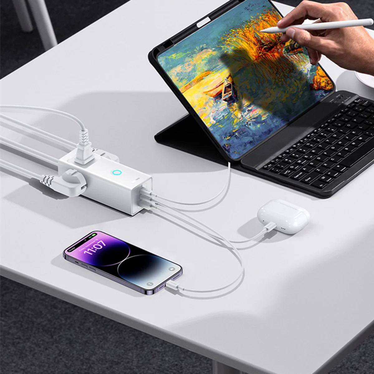 Baseus PowerCombo Lite 6 Ports Power Strip 20W - Image 14