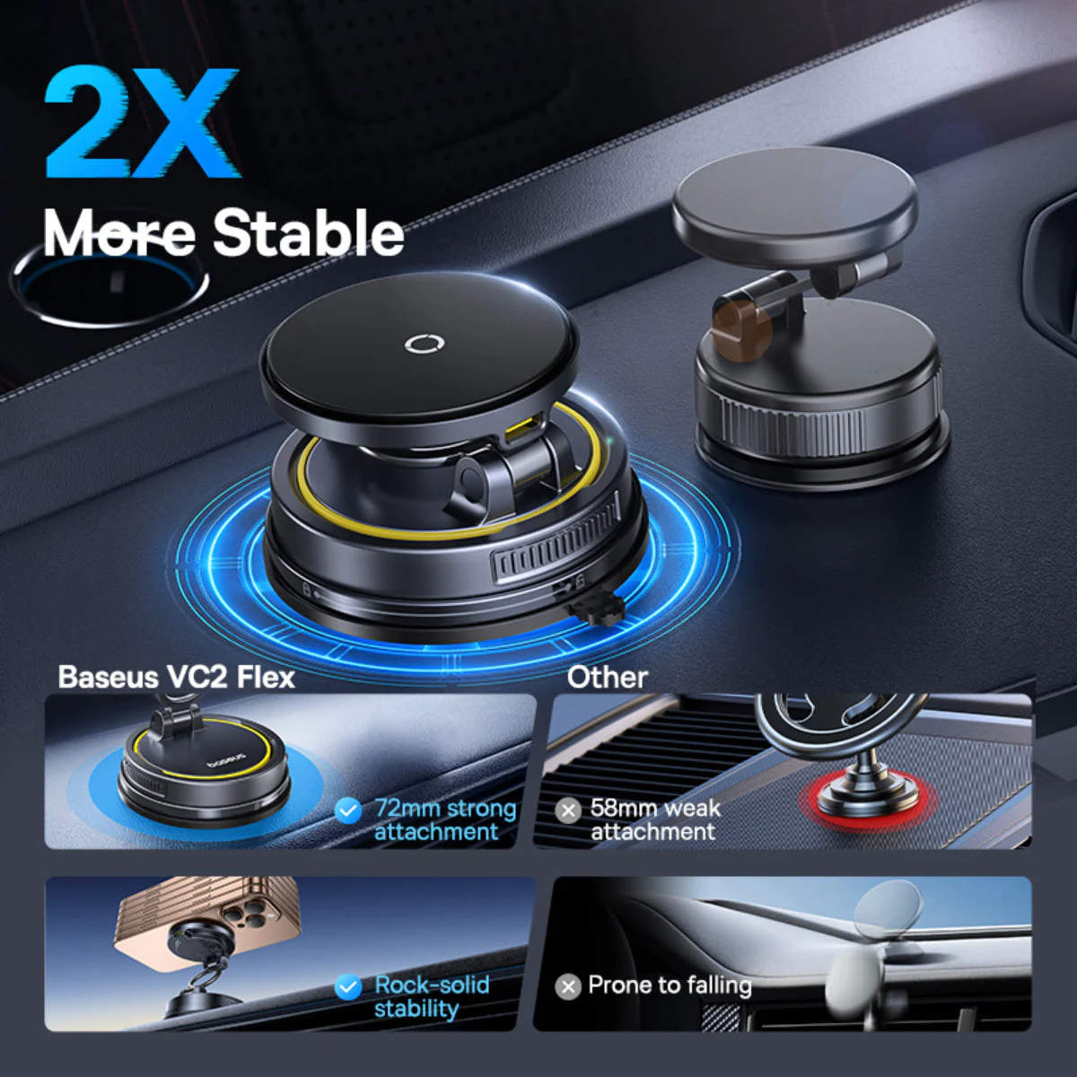 Baseus PrimeTrip VC2 Flex Pro Magnetic Car Charger - Image 11
