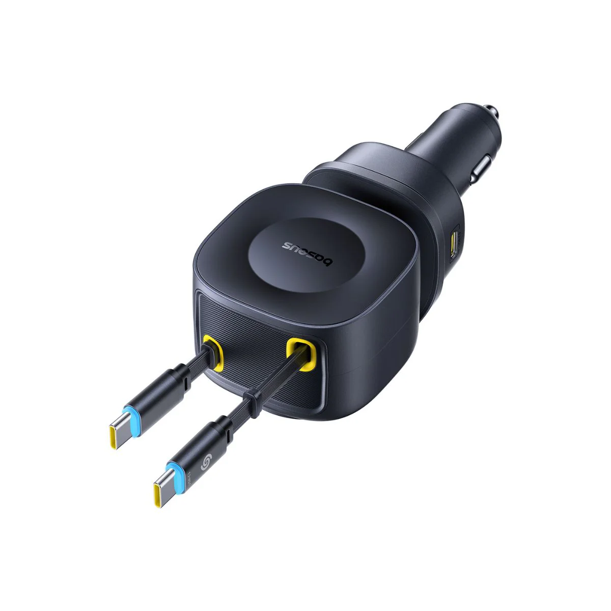 Baseus PrimeTrip VR2 Max Car Charger with Retractable Cable 3C+U 163W - Image 3