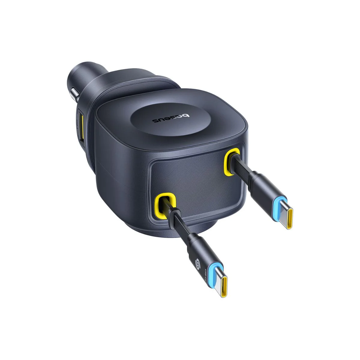 Baseus PrimeTrip VR2 Max Car Charger with Retractable Cable 3C+U 163W - Image 4