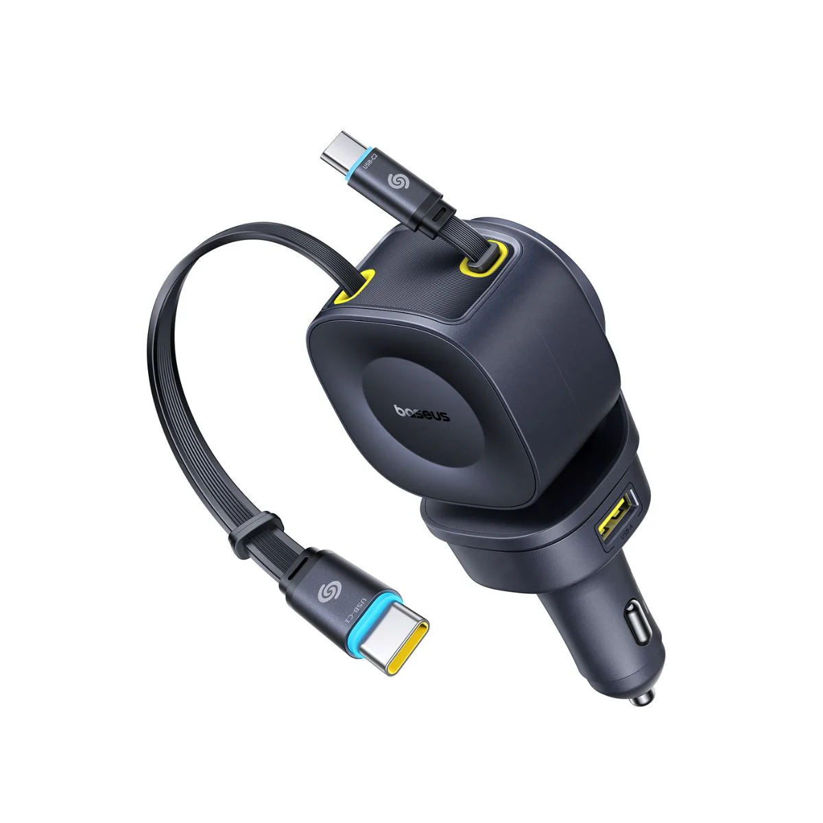 Baseus PrimeTrip VR2 Max Car Charger with Retractable Cable 3C+U 163W - Image 5