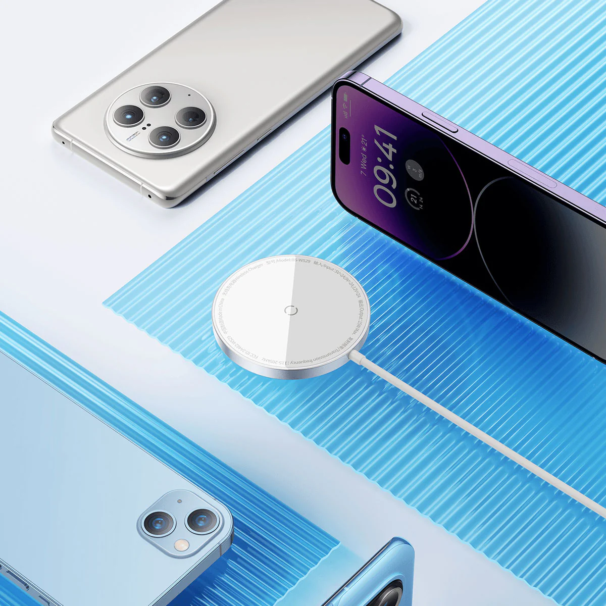 Baseus Simple Mini3 Magnetic Wireless Charger 15W - Image 16