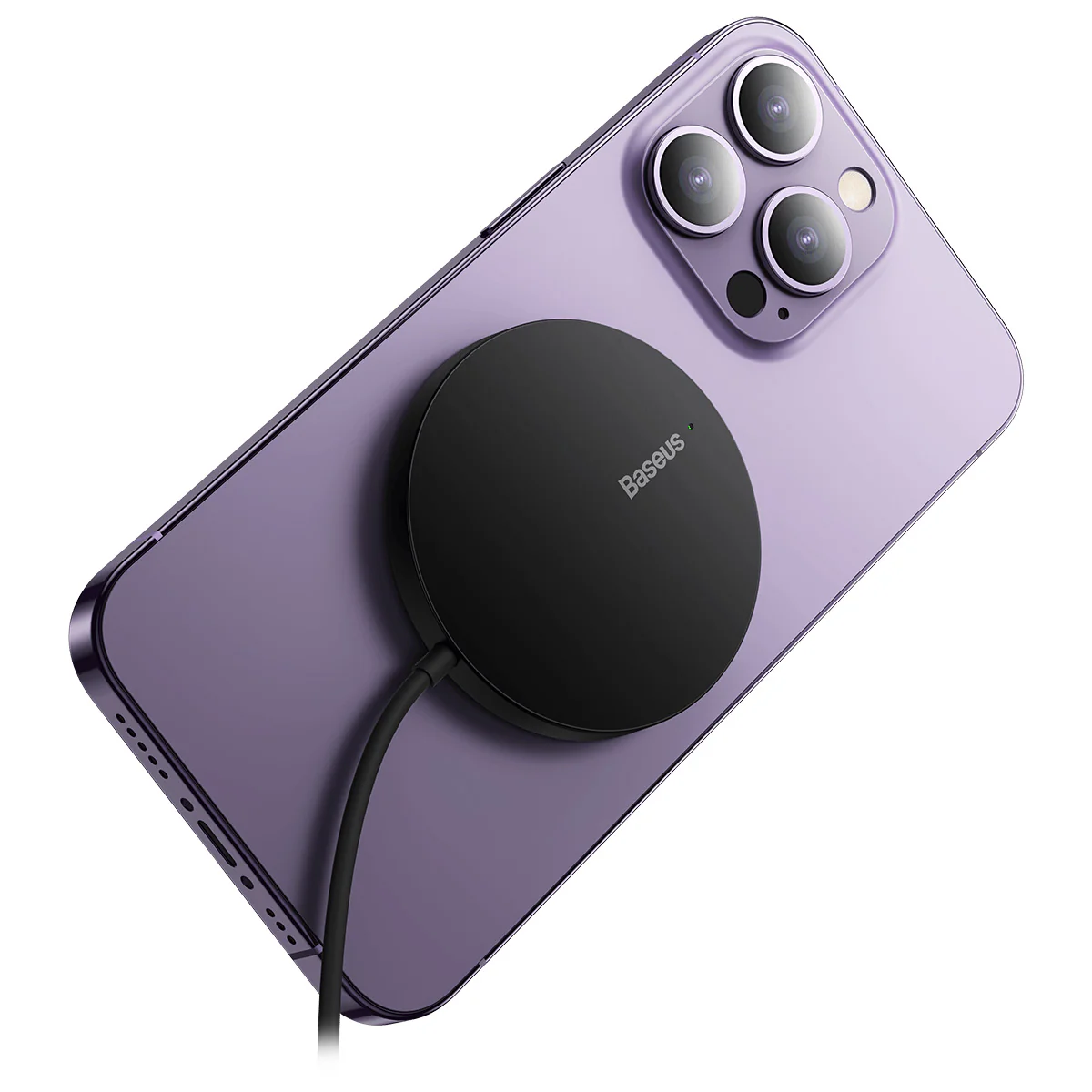 Baseus Simple Mini3 Magnetic Wireless Charger 15W - Image 6